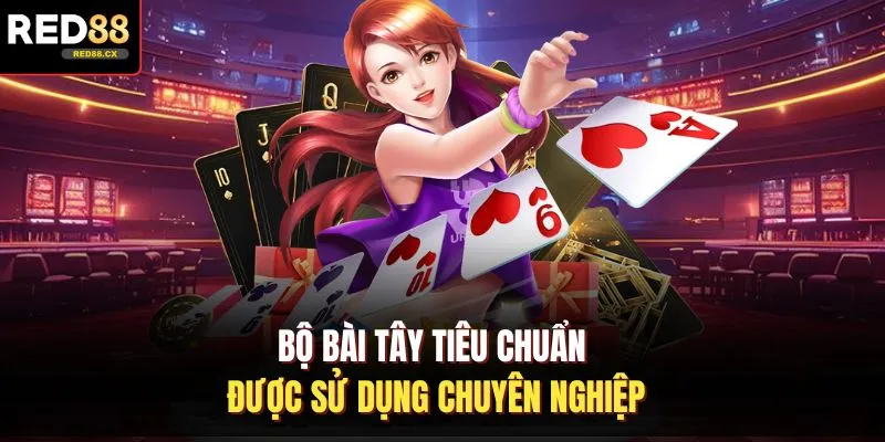 Bộ bài Tây tiêu chuẩn được sử dụng chuyên nghiệp