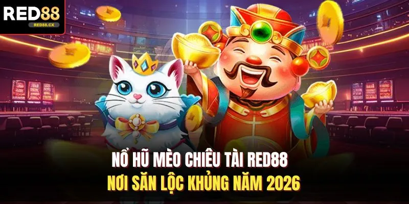 Nổ Hũ Mèo Chiêu Tài Red88 - Nơi Săn Lộc Khủng Năm 2026